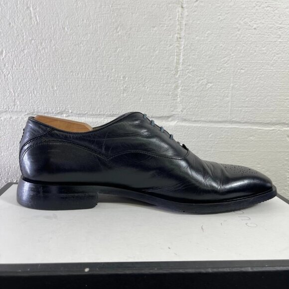 Oliver Sweeney Black Leather Oxford Dress Shoes Men\'s Size 7 US Made In Italy main image 8